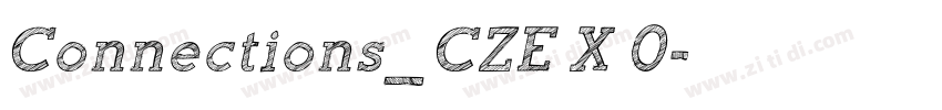 Connections_CZE X 0字体转换